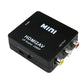 HDMI to AV 変換アダプタ 黒 コンバーター HDMI RCA コンポジット ビデオ アナログ 転換 CVBS L R アダプター 1080P フルHD 赤白黄端子 ポイント消耗