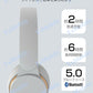 ワイヤレス ホワイト ヘッドホンBluetooth 5 高音質 ステレオ ブルートゥース 有線無線2WAY 3.5mmAUXケーブル付き iphone6s 7 8 x 11 Max xs xr Plus android パソコン