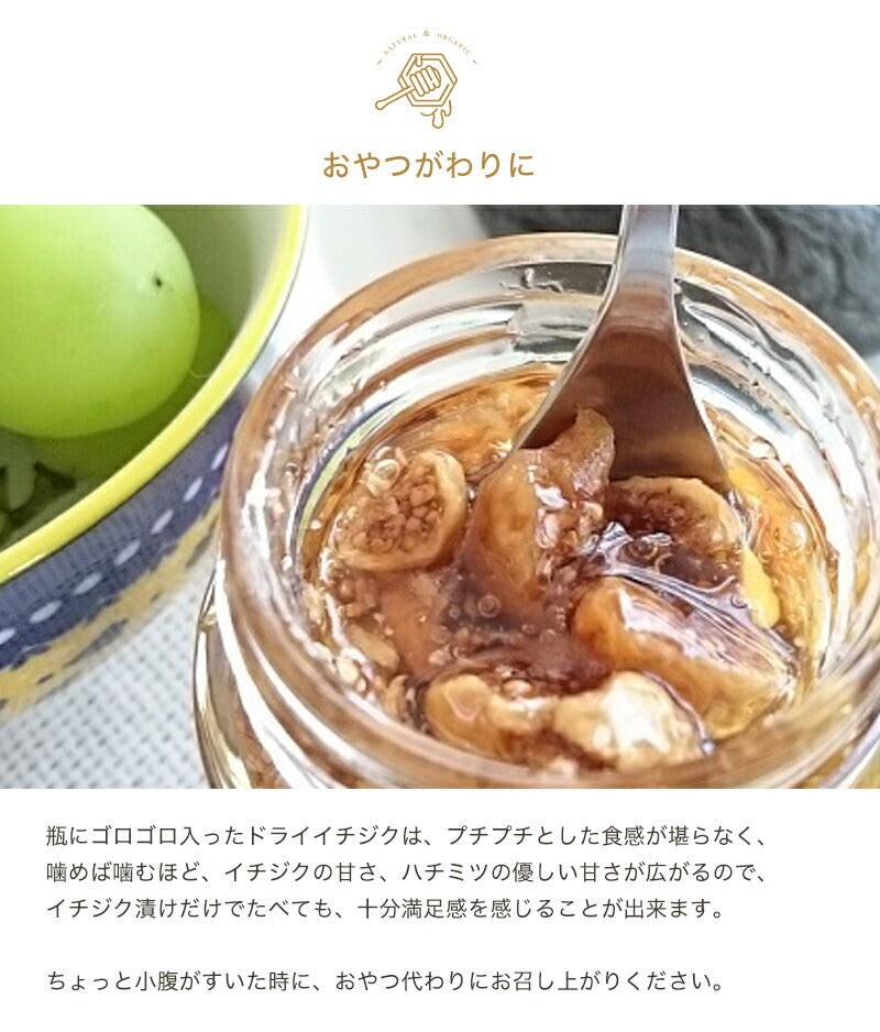 はちみつ 国産100% 非加熱 イチジク漬け 天然 生はちみつ 120g 国産蜂蜜 瓶詰 イチジク入り はちみつ 蜂蜜 ギフトぜ物なし 純粋 無添加 ギフト hatimitu お試し