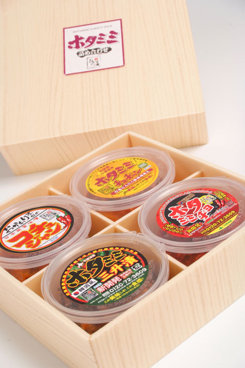 おかわり本舗　ホタミミギフトセット（4種類 各200ｇ）
