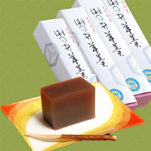 出雲市銘菓 和菓子 潮の井羊羹（300g×1本）×４セット【送料込み】