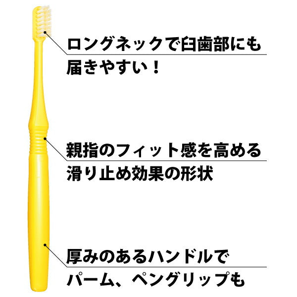 歯ブラシ Demiエリート / フラット毛 / Sやわらかめ 12本入【DemiLine 歯ブラシ】