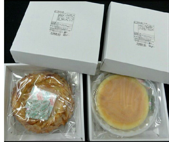アップルパイとチーズケーキセット