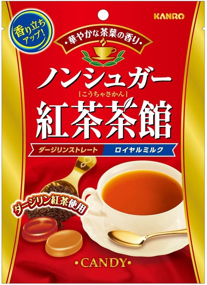 【送料無料】カンロ ノンシュガー紅茶茶館 72g×6袋