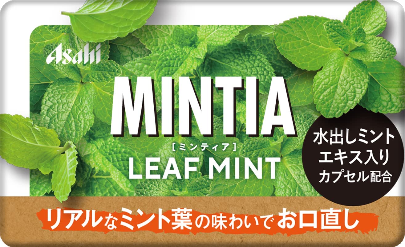 【3人シェア買いでお得】【送料無料】アサヒグループ食品 ミンティア リーフミント 50粒×10個