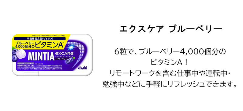 【送料無料】ミンティアエクスケア3種 9個詰合せ（デンタルプラスペパーミント　アセロラ　ブルーベリー）×各3個　Fセット