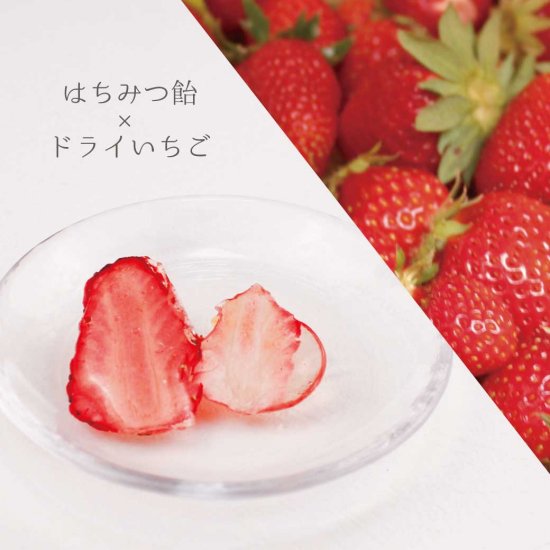 伊豆の手作りフルーツ飴 ドライイチゴ飴 伊豆産いちご使用 国産ハチミツ