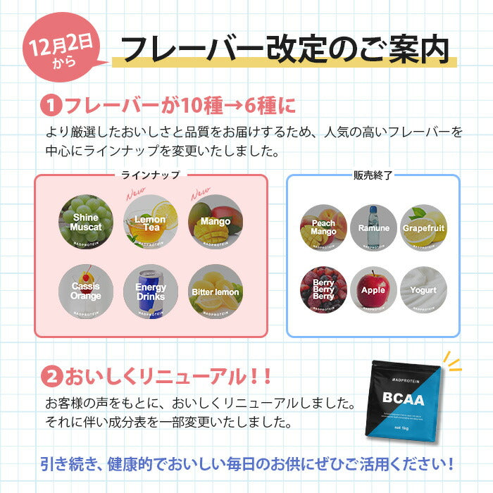 BCAA  500g  カシスオレンジ 人工甘味料不使用 オールインワン 国内製造 フレーバー (MADPROTEIN) マッドプロテイン