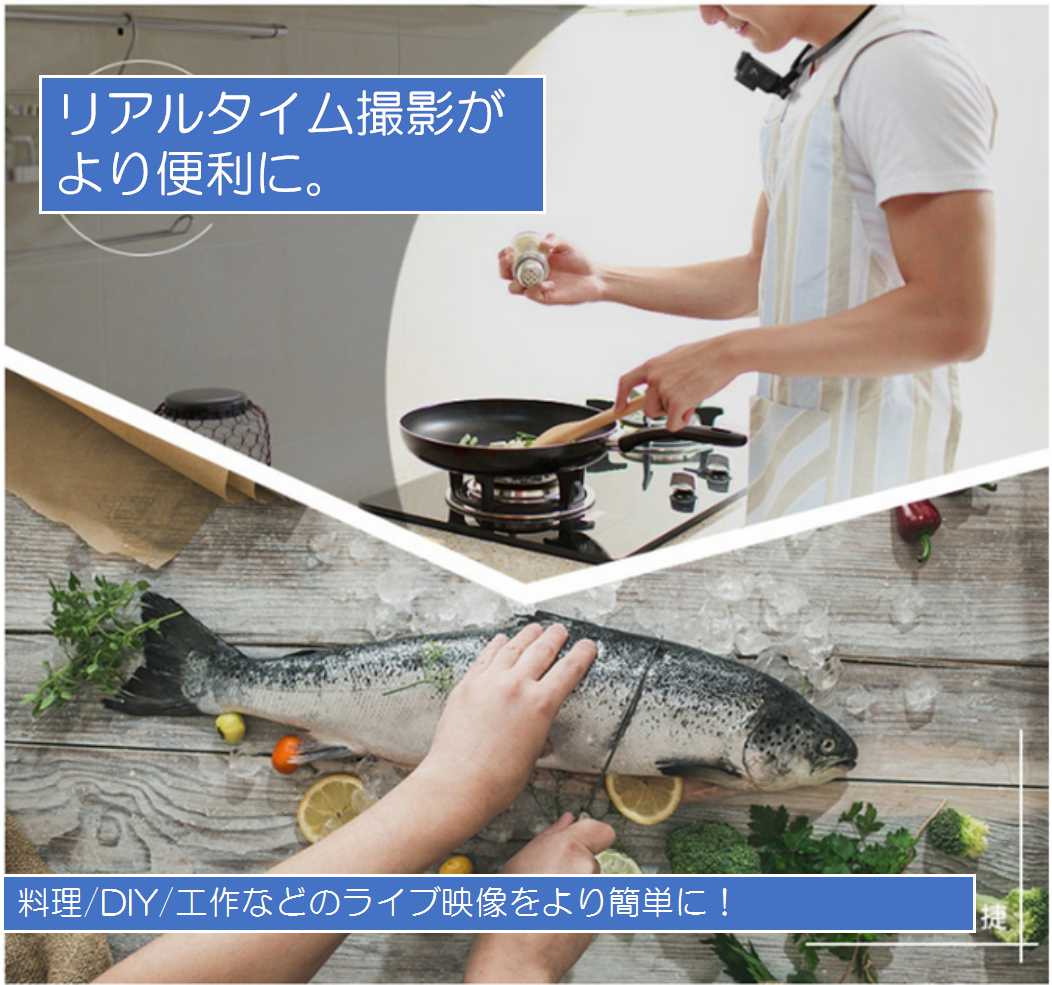 GoPro (ゴープロ)ネックカメラマント アクセサリー ホルダー 携帯 スマホ アクションカメラ ネック 首 マウント HERO7