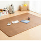 (カラー：ライトベージュ)フローリング調電気マット 2畳 176×176cm ホットカーペット 電気マット ホットマット キッチンマット 防水 ブラウン ライトベージュ