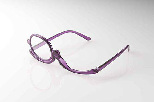 【1.5】アイメイク用老眼鏡 メイクアップグラス シニアグラス おしゃれ 女性 レディース  化粧がしやすい