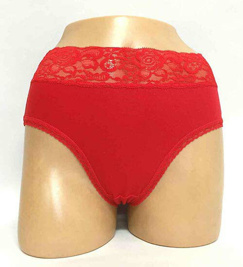 【Mサイズ】下着 ショーツ セット 3枚セット レディース 女性 M/L/LL 大きいサイズ 綿100 コットン 深ばき 赤パンツ 赤いパンツ 日本製 / 国産 赤の元気ショーツ 3枚組