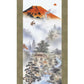 掛軸「赤富士四神万全図」有馬祥園筆 [ 収納箱 43x111 10年保証 品質保証書付き 国産 国内産 無病息災 受注生産 床の間 和風 掛け軸 日本製 名画 縁起物 プレゼント 画寸 送料無料 ]