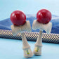 日本けん玉協会認定 昔なつかしけん玉 [ 日本製 けんだま おもちゃ 山形 KENDAMA 昭和 孫 インドア スポーツ 天然木 日本製 国内産 国産 ]