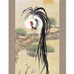 干支掛軸「吉祥双鶏図」打田洋美筆 （桐箱入） [ 国産 日本製 品質保証付き 干支 掛け軸 夫婦円満 家内円満 縁起 国産 国内産 和室 和 リビング 保証 和柄 床の間 インテリア 手作業 運気ＵＰ 送料無料 ]