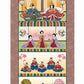 掛軸「五段飾り雛」 井川洋光筆 尺三 [ 国産 日本製 保証 31x82 品質保証付き 女児 節句 ひな祭り 和 和室 和風 リビング 陽春 季節掛け 和柄 床の間 インテリア 雛祭り 女の子 送料無料 ]