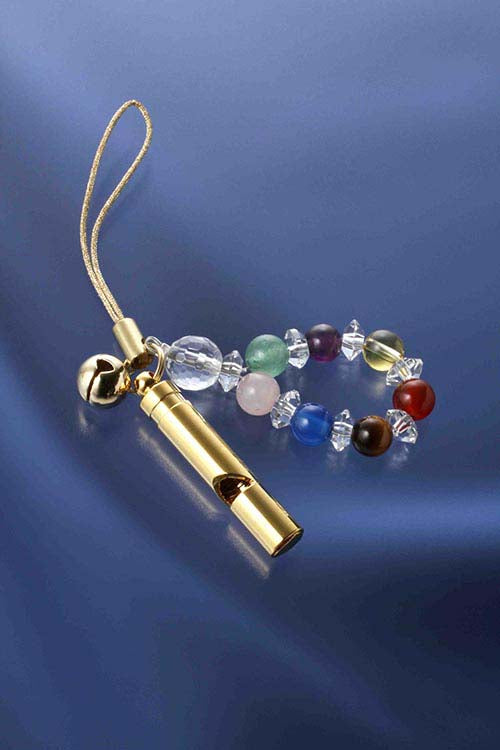 ホイッスル宝石ストラップ [ 白水晶 黄水晶 虎目石 赤メノウ オニキス ローズクォーツ アベンチュリン パワ―ストーン 開運 レディース キーホルダー 防犯 防災 携帯電話 お財布 チャーム 国内産 日本産 ]