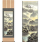 掛軸「富士麗浄」 鈴村秀山筆[ 収納箱 10年保証 31×81 品質保証付き 受注生産 インテリア 和 和室 リビング 床の間 和風 掛け軸 国産 国内産 日本製 名画 縁起物 プレゼント 画寸 送料無料 ]