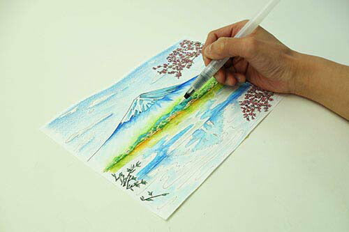 水彩色えんぴつ48色+世界遺産ぬりえセット [ 文房具 えんぴつ 大人のぬりえ 塗り絵 大人 雑貨 絵画 色えんぴつ 水彩画 水彩筆 色鉛筆セット 水彩 48色 送料無料 ]