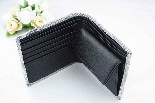 【ブラック】財布 長財布 かぶせ財布 ダイヤモンドパイソン二つ折り財布 メンズ レディース ペア 蛇 開運財布 プレゼント ギフト 敬老の日 父の日 母の日