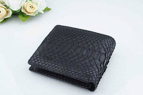 【ブラック】財布 長財布 かぶせ財布 ダイヤモンドパイソン二つ折り財布 メンズ レディース ペア 蛇 開運財布 プレゼント ギフト 敬老の日 父の日 母の日