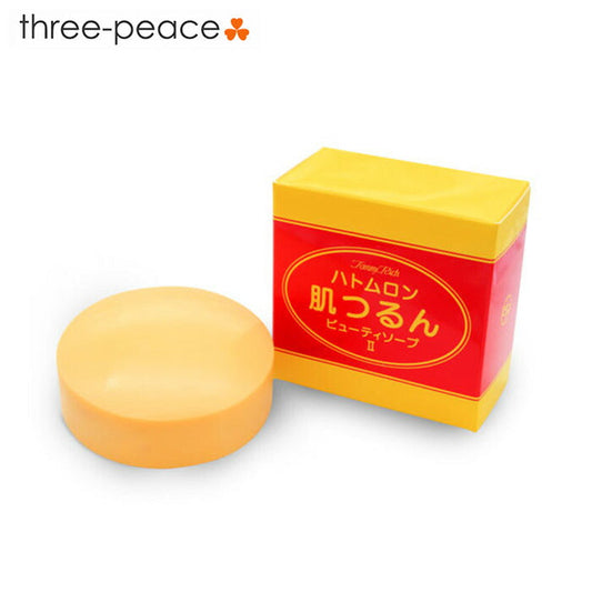 トミーリッチ ハトムロン肌つるんビューティソープ [ ハトムギエキス ボディソープ イボ 無香料 　無香料 無合成着色料 無鉱物油 無防腐剤天然成分 せっけん 美肌ソープ ザラザラ 肌荒れ ヨクイニン 日本製 ]