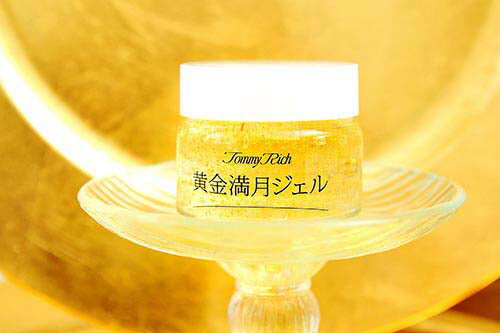 トミーリッチ 黄金満月ジェル [ オールインワン 60g 金箔入り エステ おうちでエステ オールインワン化粧品 /化粧水 乳液 クリーム 美容液 パック 化粧下地まで/ くすみ 乾燥 しわ ハリ うるおい 美容液ジェル 高保湿 送料無料 ]