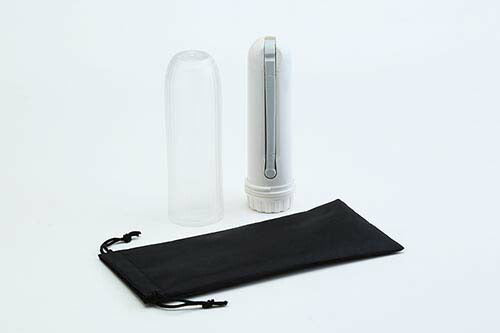 電動式シャワーウォッシュ [ 携帯用洗浄機 トイレ用品 携帯用 おしり洗浄器 電池式 持ち運び 容量140ml ポーチ付き 旅行 災害 防災グッズ 介護 高齢者 オムツ替え 赤ちゃん 育児 ペット 散歩 強さ切り替え お尻洗浄 おしり洗浄 ]