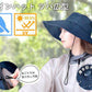 レインハット　ツバ広型 撥水 ハット 帽子 つば広 防水 アウトドア 夏フェス 通勤 通学 梅雨 レディース レイングッズ レインウェア 雨の日