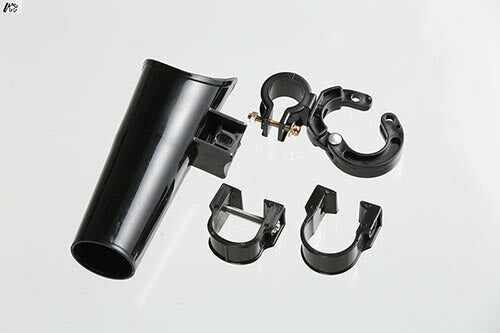 【シルバー】自転車 カサホルダー Ver.21 傘 雨 収納 持運び 厚手 傘かけ 傘おき 電動アシスト 普通自転車 川住製作所
