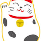 金運招き猫ラッキーストラップ（右手上げ） [ ストラップ 携帯 スマホ スマートフォン 開運 開運アイテム 開運グッズ 猫 ネコ 招き猫 商売繁盛 ゴールド 金 ]