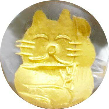 商売繁盛猫ラッキーストラップ [ ストラップ 携帯 スマホ スマートフォン 開運 開運アイテム 開運グッズ 猫 ネコ 招き猫 商売繁盛 ゴールド 金 ]