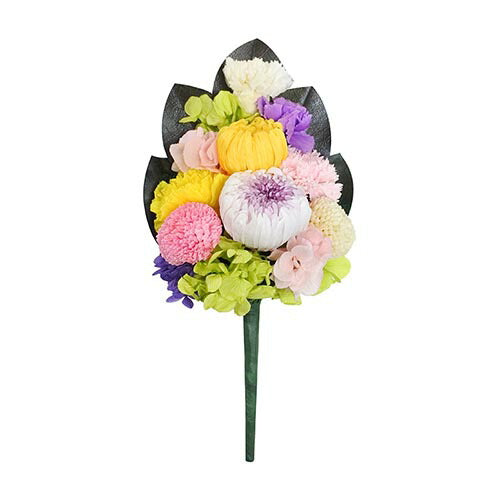 【単品】枯れない仏花　麗蘭（れいらん） 中サイズ　（単品） 仏花 プリザーブドフラワー 枯れない お彼岸 彼岸 喪中 法事 仏壇 仏壇用 一周忌 三回忌 お供え花