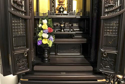 枯れない仏花　麗蘭（れいらん） 大サイズ 仏花 プリザーブドフラワー 枯れない お彼岸 彼岸 喪中 法事 仏壇 仏壇用 命日 一周忌 三回忌 お供え花