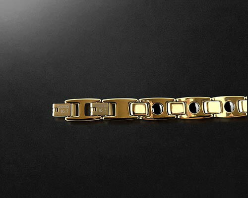 刻印入り タングステンブレスレット 10mmタイプ  メンズ 男性 ゴールド 純金メッキ サイズ調整 ギフト プレゼント 贈り物 父の日 敬老の日