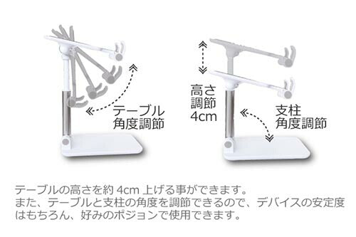 モバイルスタンド スマホスタンド iphone スマートフォン スマホ ホルダー 軽量 テレワーク 在宅 角度調節 高さ調節 折りたたみ 折り畳み