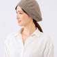 【ブラック】ヒロココシノ　編み柄入ニットベレー帽 ブラック ワイン レッド ベージュ レディース 大きめ 帽子 春夏 秋冬 夏用 お出かけ おしゃれ ギフト 母の日 敬老の日