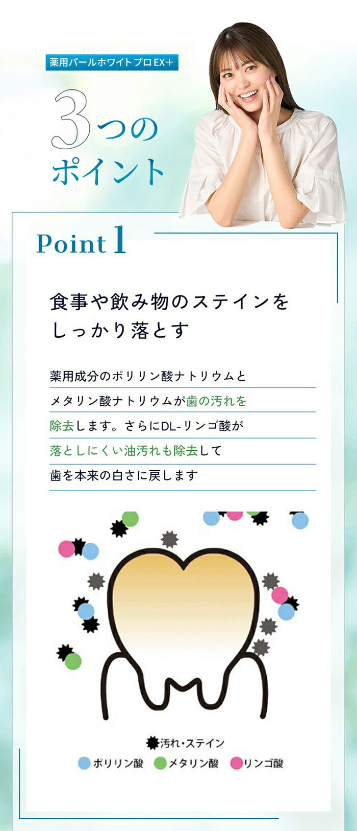 ホワイトニング 自宅 歯を白くする 液体歯磨き 薬用 パールホワイト プロ EXプラス