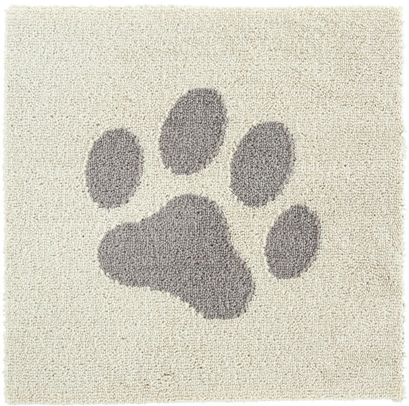 【ベージュ柄あり】ピタペトモ 45×45cm 2枚セット ペット マット カーペット 滑らない 日本製