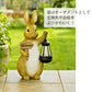ソーラーライト 屋外 防犯 おしゃれ 置き型 ガーデンライト 庭のライト ソーラー LED 動物 うさぎ