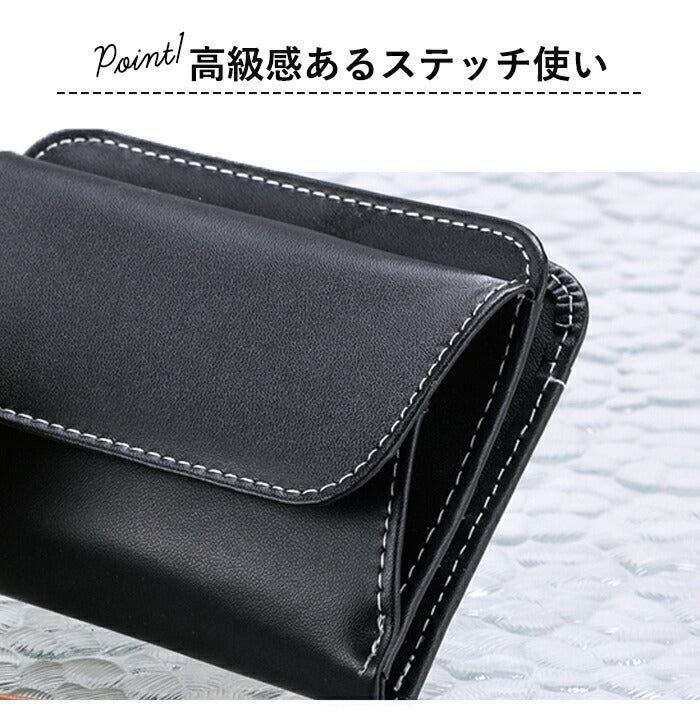 【キャメル】本革 牛革 コンパクト ミニ財布 メンズ レディース 薄い 小さい 高見え ミニウォレット 使いやすい