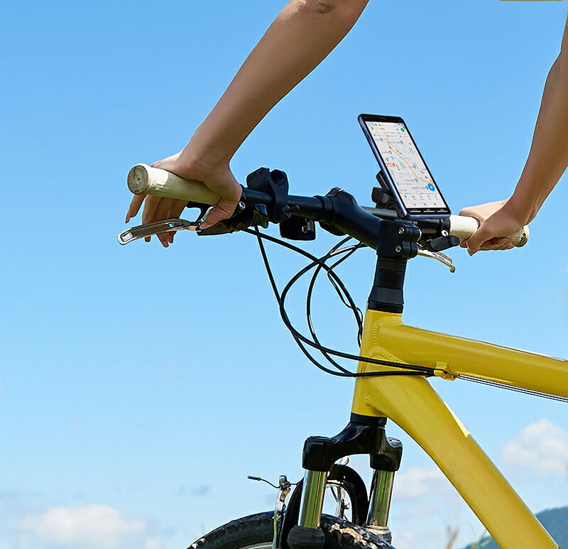 自転車 バイク スマホホルダー スタンド 固定 スマートフォン ウーバーイーツ ママチャリ 原付 マウンテンバイク