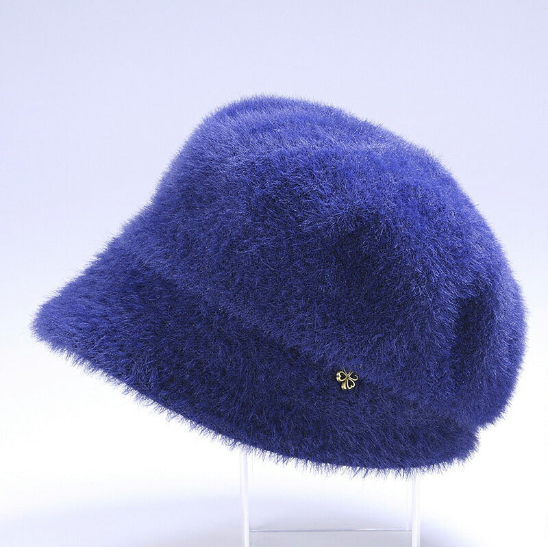 【ブラウン】耳まで暖かいクロッシェ 帽子 2色組 レディース 女性 40代 50代 60代 おしゃれ 防寒 あったか 秋冬