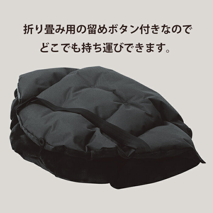 【ブラウン】腰まで あったか 座る毛布 背もたれ付きクッション 椅子用 腰までぽかぽかクッション 座椅子 こたつ デスクワーク テレワーク ゴムバンド付き 全6色 秋冬 冷え