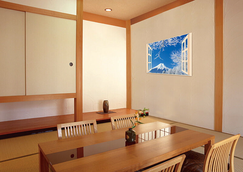 お風呂 浴室 バスルーム ポスター 風景 / 四季彩 日本の四季 4枚セット 52×73cm / 貼り直しOK バスグッズ お風呂グッズ お風呂に張れる壁紙 日本製
