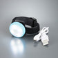 LEDライト 防犯 防災 ヘッドライト 充電式 防水 IPX4 釣り 登山 自転車 バイク ジョギング 犬の散歩 / マルチ丸型LED まるまるライト君