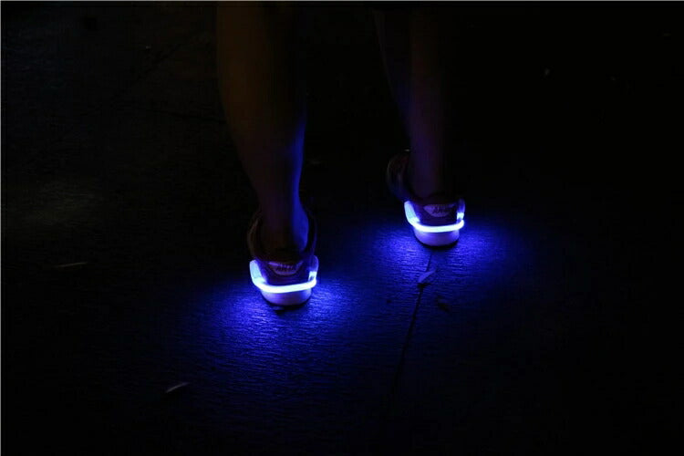 ランニング ライト usb 充電式 LED 足元 スニーカー シューズ ウォーキング ジョギング 光る足元LED あしもとライト君