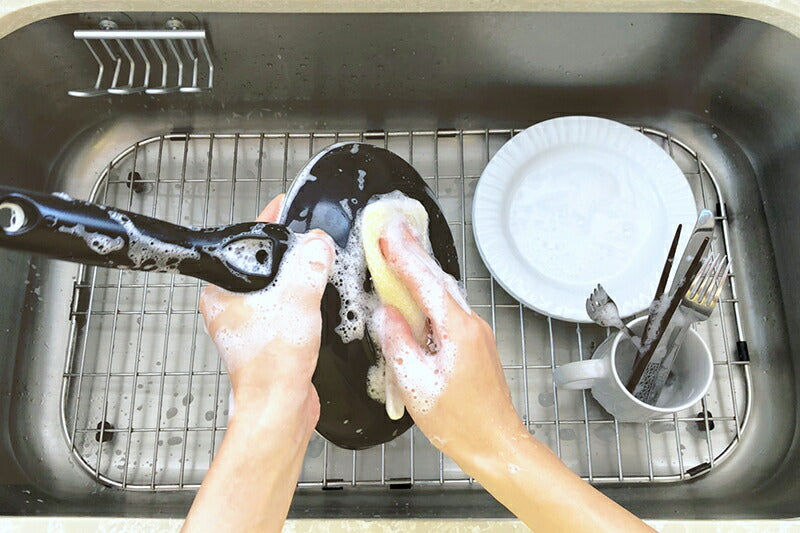 【水でこするだけ 洗剤いらず!】焦げ落とし 焦げ取り スポンジ 2個組 洗剤不要 フライパン 鍋 野菜の皮むき 金属磨き たわし キッチン用品 / マイティクロス