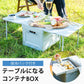 クーラーボックス テーブル テーブルになるクーラーボックス 折りたたみ コンテナボックス キャンプ / 保冷バック付きピクニックボックス