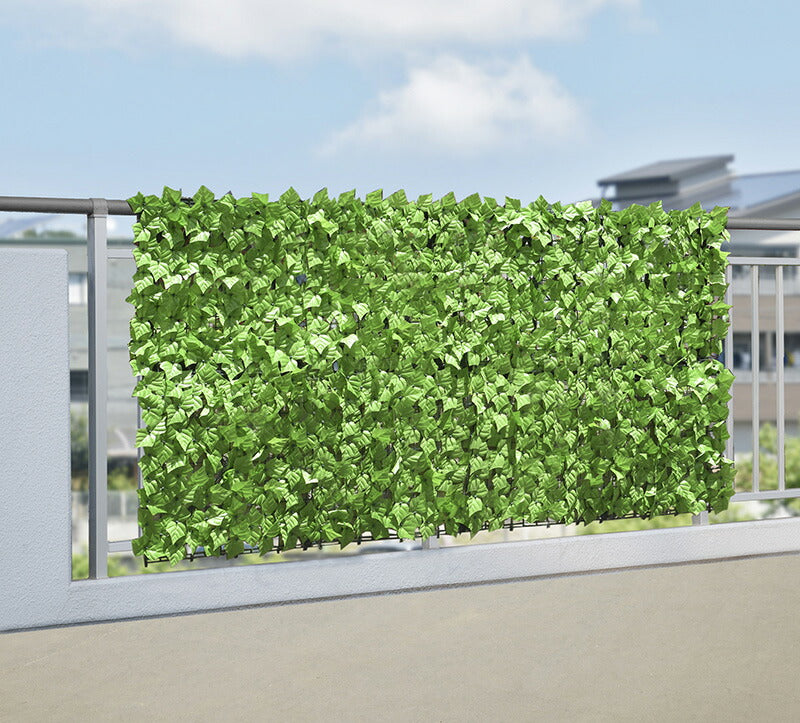 【花有タイプ】グリーンフェンス 1m×3m 目隠し 日除け おしゃれ 花付き 花無し 葉っぱ ベランダ 庭 防犯 侵入防止 / 目隠しグリーンフェンス